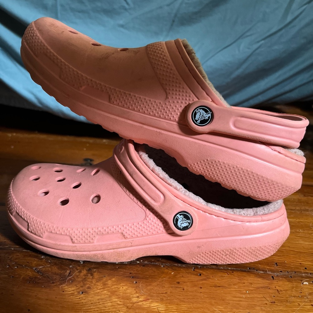 Fuzzy crocs! Love these things, just haven’t worn in forever.